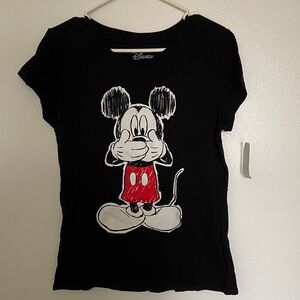 Disney Mickey Mouse Black T-Shirt XL